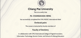 UP Dental Students Complete Online Course On Orofacial Pain at Chiang Mai University, Thailand
